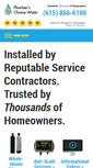 Mobile Screenshot of plumberschoicewater.com